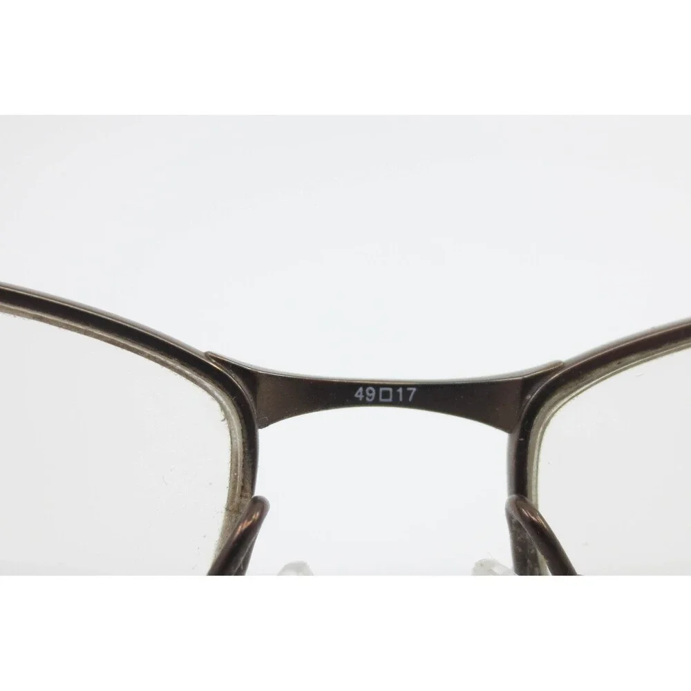 Charmant CH10611 Bronze Brown Blue Excellence Titan Cat Eye Eyeglasses 49-17-135